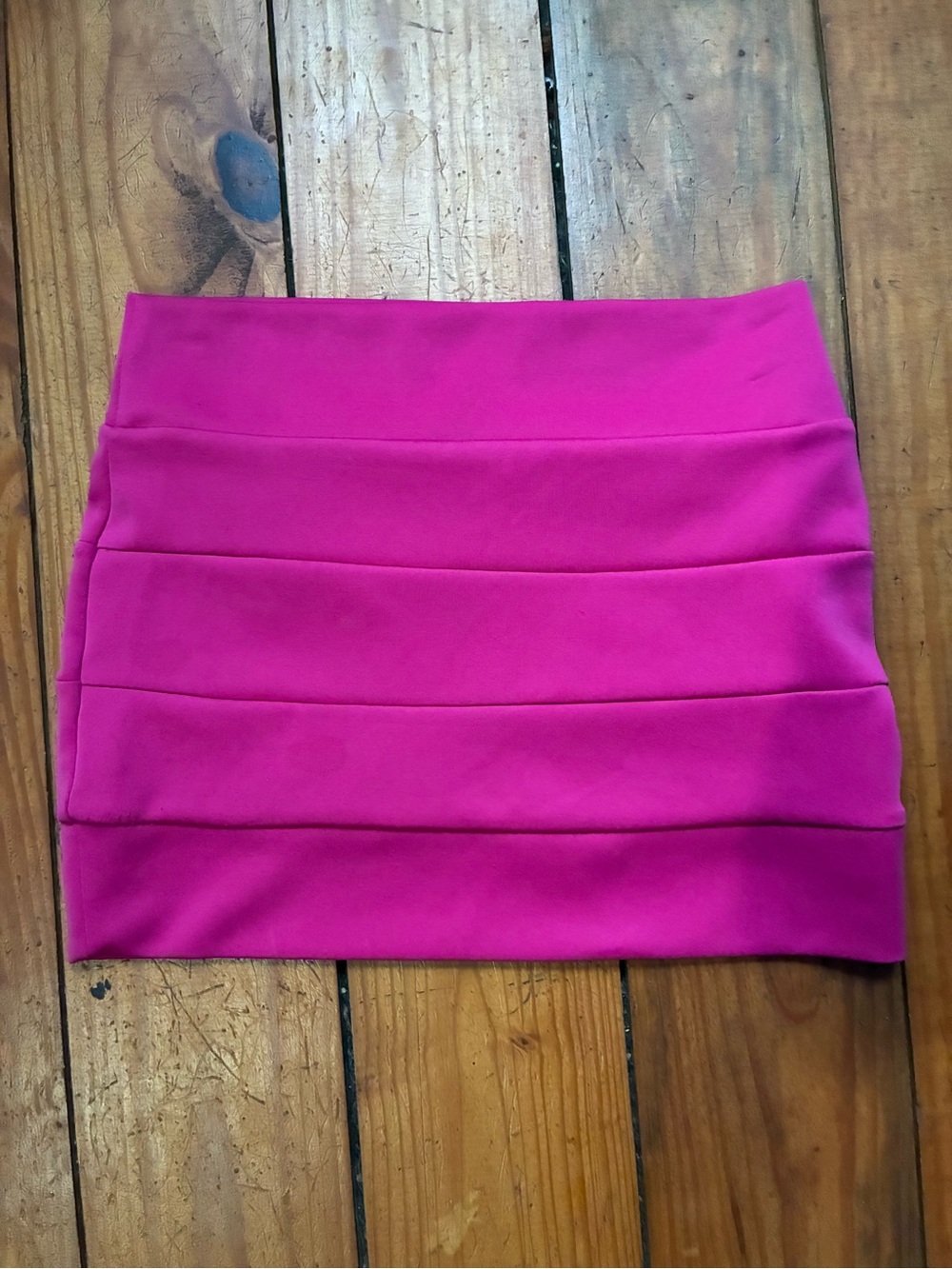 Y2K a'gaci Hot Pink Bandage Mini Skirt Small